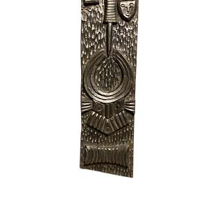 Panel Decorativo de Madera Hecho a Mano con Diseño Ancestral de Naga - Product Image 2