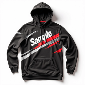เสื้อฮู้ดดี้แบบสั่งทำพิเศษสำหรับผู้ชาย ทรงพอดีตัว สไตล์สตรีทแวร์ ขนาดใหญ่ ทนทาน ผลิตจากผ้าโพลีเอสเตอร์ 100% ผสมผ้าฝ้ายอย่างดี - Product Image 6