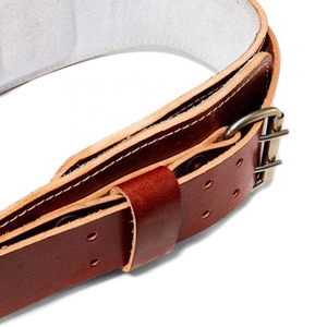 Ceinture d'haltérophilie Ceinture d'haltérophilie Gym personnalisée Ceinture d'haltérophilie en cuir réglable de protection - Product Image 6