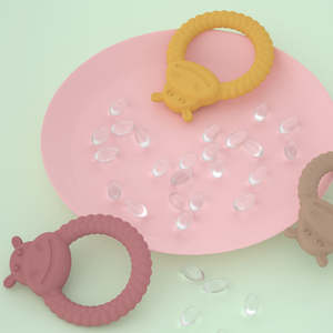 2026 Hot Sale Cute Hippopotamus BPA Free Silicone <b>Baby</b> Toy Food Grade Teething Ring for <b>Feeding</b> <b>Nursing</b> <b>Baby</b> Stuff - Product Image 6