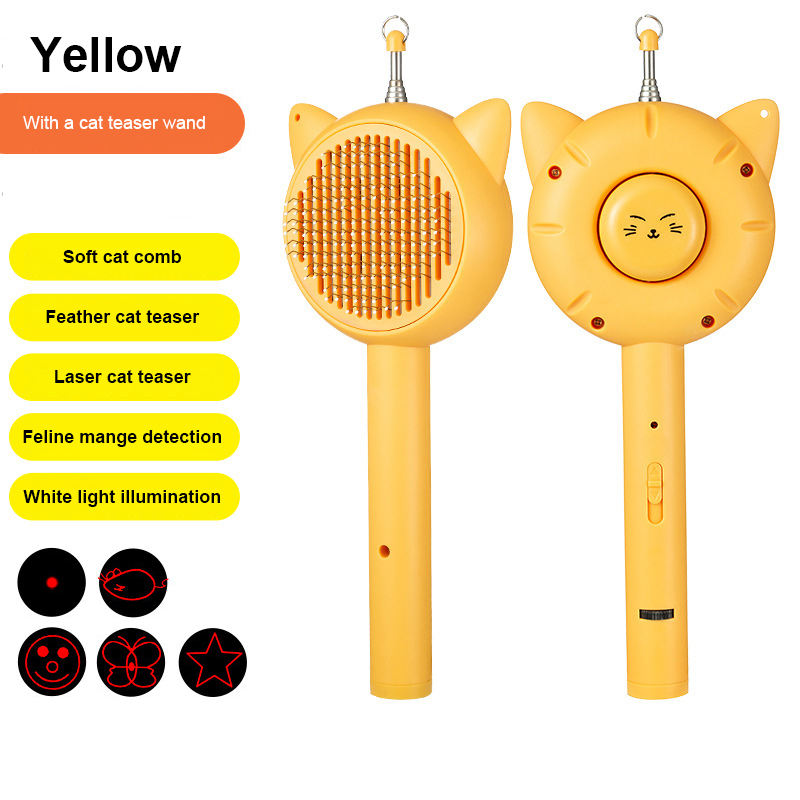 Yellow with telescopic rod