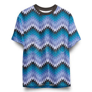 Venta al por mayor caliente mejor calidad por encargo deportes sublimación camisetas tejidas de algodón/fibra de Bambú - Product Image 1