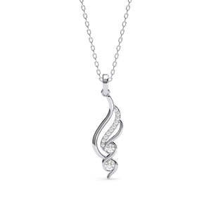 Compre Colgantes de Plata de Ley 925 de Primera Calidad para Mujeres y Niñas, Chapados en Rodio con Diamante Moissanita, Circonita, Oro Rosa, Estilo Moderno - Product Image 1