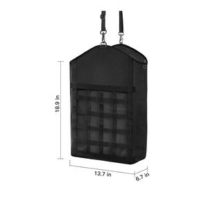 Vente flash : Mangeoire de voyage réglable à suspendre avec corde pour remorque, filet à foin avec anneau inférieur pour filet à chapeau, chevaux - Product Image 5