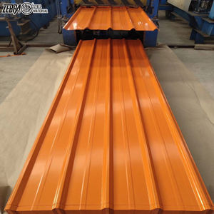 Lámina de Techo Prepago <span class=keywords><strong>Aluzinc</strong></span> ASTM A792 PV4, Panel de Acero Trapezoidal para Proyecto de Construcción en Chile - Product Image 2