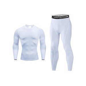 ชุดโยคะสำหรับผู้ชายชุดเสื้อผ้าลำลองป้องกันริ้วรอยระบายอากาศได้ดีวัสดุทนทานซักง่าย - Product Image 1