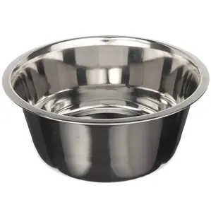 Cuencos de acero inoxidable para perros y gatos, comedero grande de lujo, repuesto Extra, plato de Metal para comida y agua