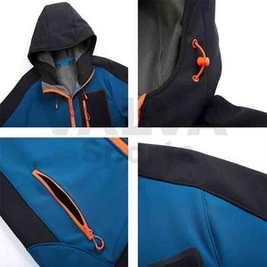 เสื้อแจ็คเก็ตซอฟต์เชลล์แบบยุทธวิธีใหม่สำหรับฤดูหนาว สไตล์ไฮสตรีท สำหรับทุกเพศ กันลม อุ่น ไซส์ใหญ่ มีโลโก้ด้านหน้า ผลิตโดย VALVA SPORTS - Product Image 6