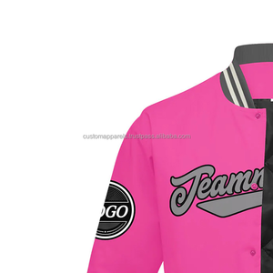 Veste d'université personnalisée faite à la main, manches en cuir de laine de qualité supérieure, col montant, broderie, décoration, Patches-MCACVJ-52 chenille - Product Image 5