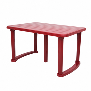 Mesa de Comedor Plegable de Plástico Ecológico Moderno, Diseño Apilable, Acabado Impermeable, Fácil Instalación, Uso en Apartamentos - Product Image 1
