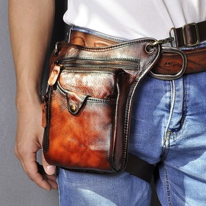 Designer Vintage Real Leather Bum Bag Men's Waist Chest Belt for Outdoors Traveling <b>LWB</b>-0029 Fanny Pack - Product Image 2