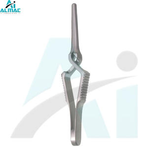 ALMAC Profesional Schwartz Micro Bulldog Clamp Ideal para Cirugía de Arteria Coronaria y Certificado CE - Product Image 1