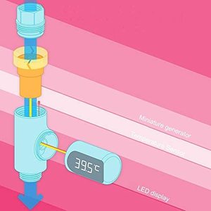 Thermomètre de douche numérique OEM AEK-Tech LS-01 - Instrument de mesure de la température - Product Image 5