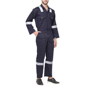 Combinaison de travail en polyester OEM, coupe-vent, robuste, avec coutures renforcées pour les travailleurs industriels - Product Image 1