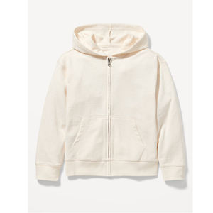 Precio al por mayor Nueva llegada Oem Zip Up Hoodies Fleece Basics Algodón Mezclado Color sólido Diseño personalizado Zip Up Hoodies - Product Image 2