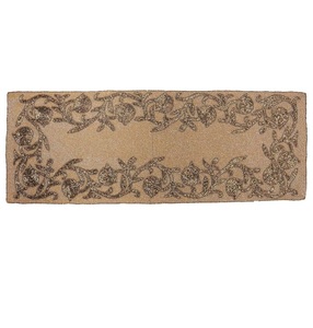 Chemin de Table perlé de fleur rectangulaire de Look chic meilleur pour la décoration de Table décor à la maison tapis de dessous de verre conception perlée et en forme - Product Image 1
