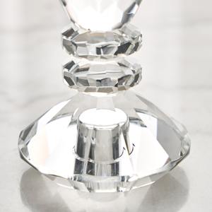 Unique White <b>Glass</b> <b>Candle</b> <b>Holder</b> Modern Artistic Shape Elegant Table Accent For Home Decor Bedroom Living Room And Dining Space - Product Image 2
