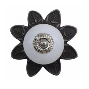 Céramique Vintage Floral Rouge Rose Bouton Chambre Armoire Tiroir Meubles Céramique Bouton Placard Tirer Armoire De Cuisine Bouton Commode - Product Image 6