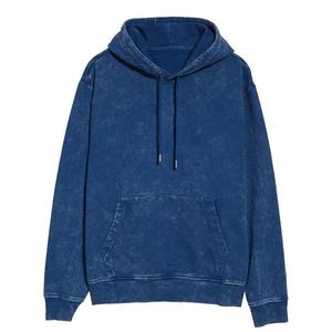 Sudaderas con capucha transpirables de secado rápido con lavado ácido Impresión personalizada Basics Logotipo mezclado de algodón Sudaderas con capucha de lavado ácido para hombres de alta calidad - Product Image 1