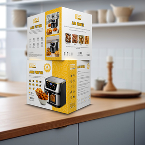 DENX---DX3409 Friggitrice ad Aria Elettrica 1800W 8L con Grande Capacità, 220-240V Fornello ad Aria Calda Senza Olio per una <span class=keywords><strong>Cucina</strong></span> Sana <span class=keywords><strong>a</strong></span> Casa - Product Image 5