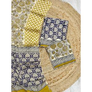 Salwar Kameez Modelo Banarasi, Material Suave y Pesado, Estampado a Mano, Dupatta de Seda Modal, Parte Inferior de Algodón Maslin, Estilo Pakistaní - Product Image 1