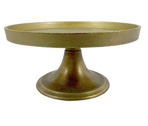 <b>Cake</b> Display Stand For Hotels & Restaurant <b>Supplies</b> Wedding Party <b>Decoration</b> Custom Design Red Finished Single Tier <b>Cake</b> Stand - Product Image 2