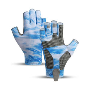 Gants de pêche sublimés personnalisés Gants de sports de plein air résistants aux rayures Gants de pêche à vendre - Product Image 1