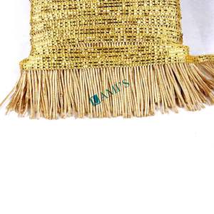 OEM Bullion Fringe <b>Trims</b> and <b>Tassel</b> Made of Metal Wire Bullion Fringe in Custom Sizes for Religious Banner Flag Decorations - Product Image 2