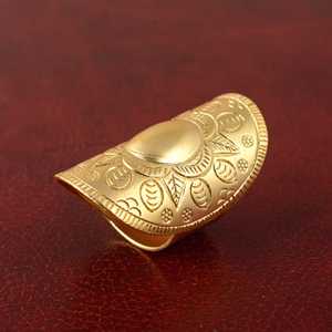 Latest Design Tribal Floral <b>Ring</b> Boho Brass <b>Rings</b> Women 18k Gold Plated Ethnic Sunburst Wide Band <b>Ring</b> Statement Wholesale - Product Image 3