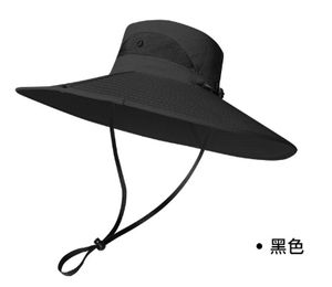 Chapeau de pêcheur d'été Chapeau de soleil pour femmes Chapeau de soleil pour hommes Extérieur Pliable Rangement Imperméable Séchage rapide Visière - Product Image 1