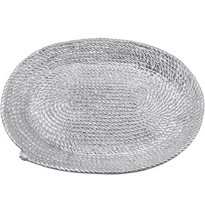 Plateau de service de nourriture au design Unique en métal avec Table à manger en verre plateau décoratif assiette de service de chocolat pour la cuisine 2023 - Product Image 2