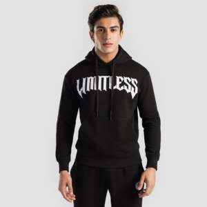 เสื้อฮู้ดดี้ GAI รุ่น <span class=keywords><strong>Supreme</strong></span> ผ้าฝ้ายเฟรนช์เทอร์รี่ 100% ไซส์ XXS สกรีนลายด้วยเอนไซม์วอช พร้อมงานปัก 3 มิติ สีดำ - Product Image 2