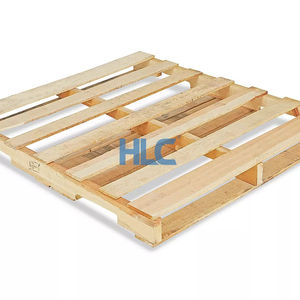 Proveedor de oro Paleta de madera de pino de Acacia natural duradera de tamaño personalizado 1100x1100x135mm Entrada de 4 vías/2 vías para transporte - Product Image 1