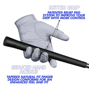 Guantes de golf para hombre y mujer con cuero duradero, ajuste ligero y agarre mejorado para un mejor rendimiento - Product Image 4