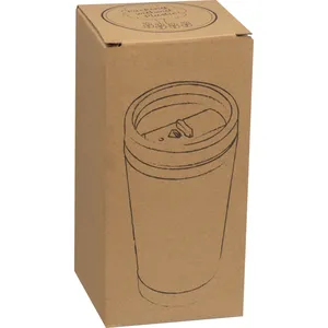 Gobelets personnalisés en bambou et acier inoxydable CHRISTOPH - Gadgets personnalisés - Tasses personnalisables - Product Image 2