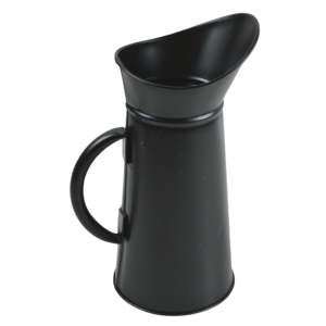 Regadera de metal de gran volumen que ofrece un alto nivel de capacidad de riego, adecuada para jardines domésticos, céspedes y espacios exteriores. - Product Image 5