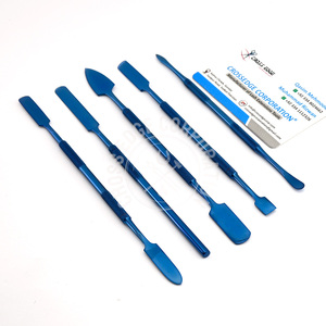 Wax Carving Tools <b>Set</b> Makeup Tools 5 Pcs Double Ended Wax Clay <b>Pottery</b> Sculpting Carving Tool <b>Set</b> Blue Color Stainless Steel - Product Image 3