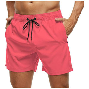 Top 2025 Pantalones cortos de playa de verano con cordón de cintura elástica informal más de tendencia con bolsillo con calidad alta y Premium - Product Image 5