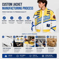 Veste de course personnalisée pour homme, broderie, patch, veste bomber de sport automobile, streetwear, veste universitaire, fabricant de marques privées sur mesure