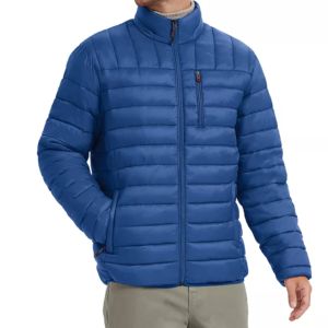 Chaqueta Bomber Impermeable y Cortavientos con Cuello Alto y Plumas para Hombre, Nueva Colección de Invierno - Product Image 4