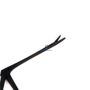 Micro-pince auriculaire Alligator avec revêtement en céramique Instrument ORL de précision pour audiologie, otologie, microchirurgie et cliniques médicales - Product Image 4