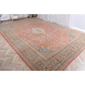 0.8x13.3 ft <b>Runner</b> Vintage Rug, Turkish Rug, <b>Red</b> Blue Floral Wool Rug - Product Image 3