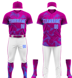 Vente en gros d'uniformes de baseball personnalisés | Kit de sublimation maillot et pantalon | Vêtements d'équipe en polyester respirant à séchage rapide OEM - Product Image 4