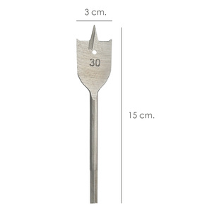 Foret à bois plat Wolfpack 3 points 30,00 mm. - Product Image 2