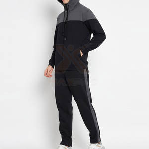 Trajes Deportivos de Algodón con Cierre de Cremallera de Diseño Único, Servicio OEM, Venta al Por Mayor en Grandes Cantidades, Trajes Deportivos para Hombre - Product Image 3