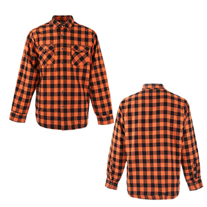 Chemises en flanelle pour hommes en gros, streetwear tendance, coton respirant, grande taille, impression de logo personnalisée avec votre propre design - Product Image 5