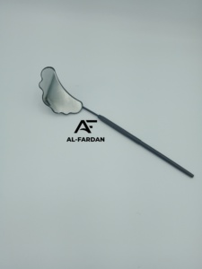 Espejo de Extensión de Pestañas AL-FARDAN Personalizable en Acero Inoxidable Color Negro Mate con Mango en Forma de Nube y Logotipo Sostenible de Alta Calidad - Product Image 4