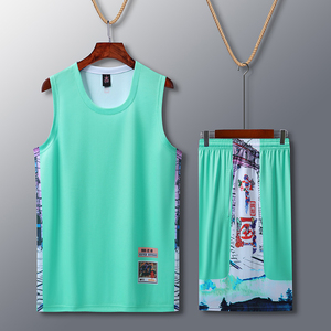 Vente en gros d'uniformes de basket-ball d'été grande taille adulte personnalisé Bsci Original imprimé respirant séchage rapide antibactérien - Product Image 4