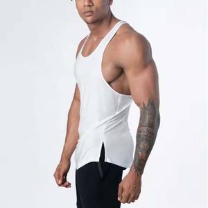 Débardeur de sport uni et respirant pour homme, pour entraînement, pour musculation, séchage rapide - Product Image 2