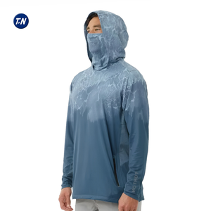 Sweat à capuche de pêche personnalisé et confortable, motif camouflage, design sublimé, UPF 50, respirant, séchage rapide, antibactérien, grande taille, unisexe - Product Image 5